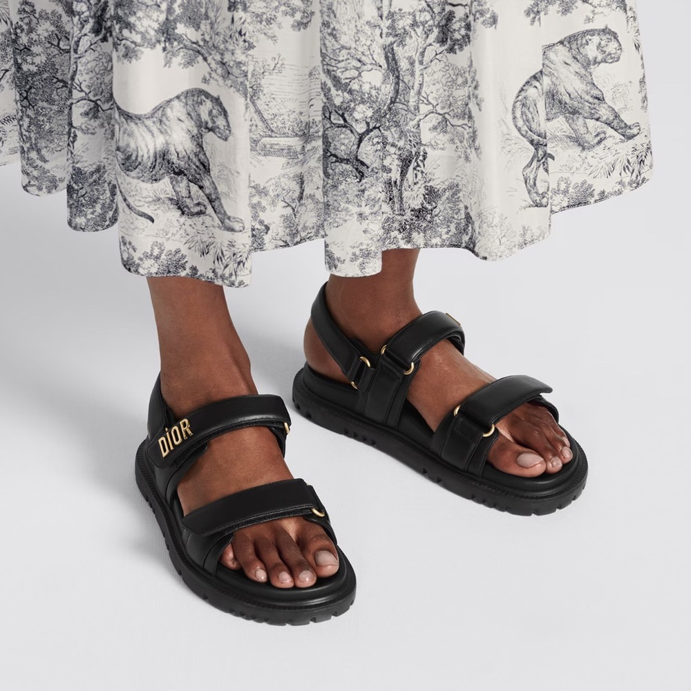 Dior Dioract Black Lambskin - Size 37